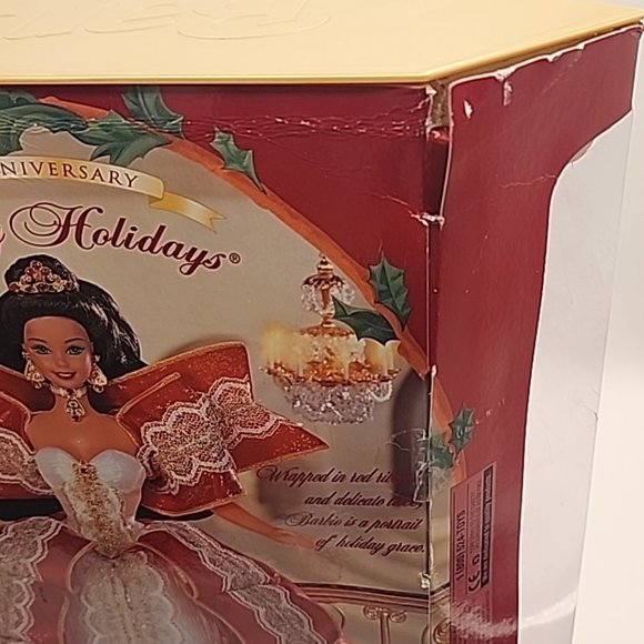 Happy Holidays 1997 10th Anniversary Special Edition Barbie Doll Mattel #17832 - Picture 8 of 11
